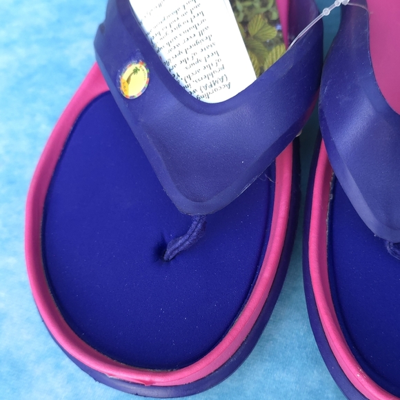 Hawaiian Jellys Slide Flip Flop Flat Sandals Women's Sz 9 - Picture 4 of 9